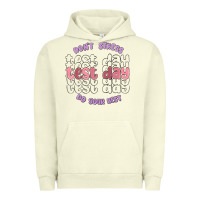 Pigment Pistachio dont stress test day do your best Urban Hoodie - MaliasSmallBusiness