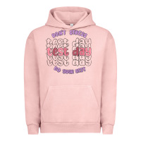 Pigment Salmon dont stress test day do your best Urban Hoodie - MaliasSmallBusiness