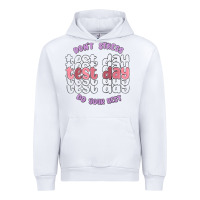 White dont stress test day do your best Urban Hoodie - MaliasSmallBusiness