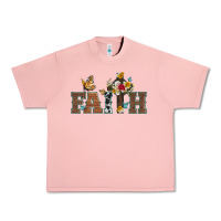 Salmon faith cross and butterfly with sunflower leopard and roses Urban Heavy Tee - Artiststas