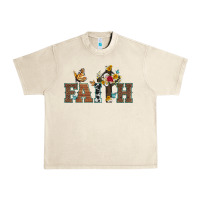 Sandshell faith cross and butterfly with sunflower leopard and roses Urban Heavy Tee - Artiststas
