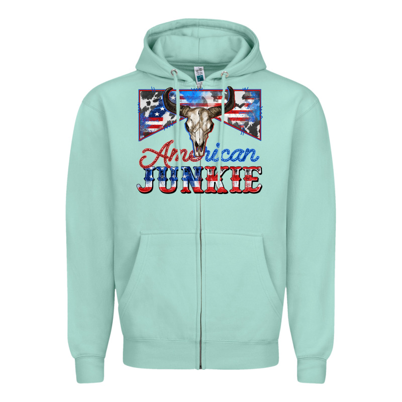 American Junkie Zipper Hoodie by Zillion Design Studio | Teevron
