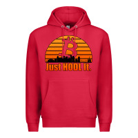 Cardinal just hodl it new orleans skyline retro sunset Premium Hoodie - Jasminsmagicworld