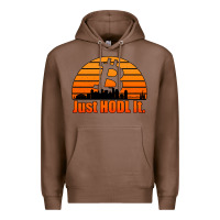 Chestnut just hodl it new orleans skyline retro sunset Premium Hoodie - Jasminsmagicworld