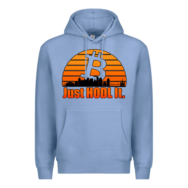 Just Hodl It New Orleans Skyline Retro Sunset Premium Hoodie by Jasminsmagicworld | Teevron