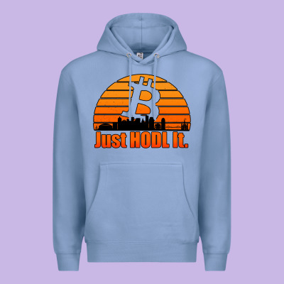 Just Hodl It New Orleans Skyline Retro Sunset Premium Hoodie Designed By Jasminsmagicworld