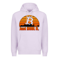 Lilac just hodl it new orleans skyline retro sunset Premium Hoodie - Jasminsmagicworld