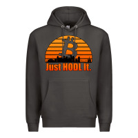 Smoke just hodl it new orleans skyline retro sunset Premium Hoodie - Jasminsmagicworld
