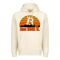 Tofu just hodl it new orleans skyline retro sunset Premium Hoodie - Jasminsmagicworld