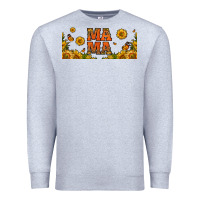 Heather Grey sunflowers and butterflies mama 16oz libbey cup Premium Sweatshirt - HRA Design Shop