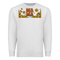 Oatmeal Heather sunflowers and butterflies mama 16oz libbey cup Premium Sweatshirt - HRA Design Shop