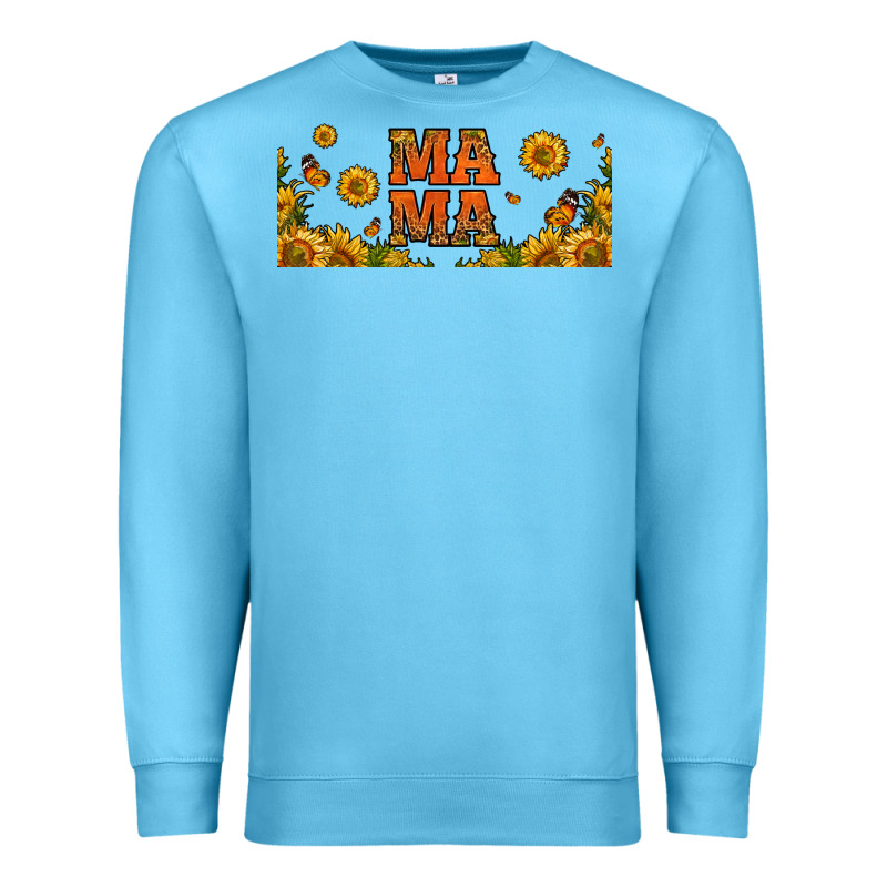 Sunflowers And Butterflies Mama 16oz Libbey Cup Premium Sweatshirt by HRA Design Shop | Teevron