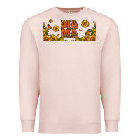Pale Pink sunflowers and butterflies mama 16oz libbey cup Premium Sweatshirt - HRA Design Shop