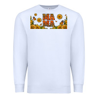 White sunflowers and butterflies mama 16oz libbey cup Premium Sweatshirt - HRA Design Shop
