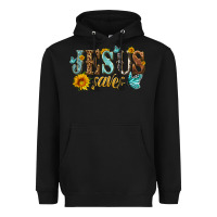Black jesus saves Heavyweight Hoodie - HRA Design Shop