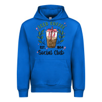 Cobalt iced coffee social club Urban Hoodie - MaliasSmallBusiness
