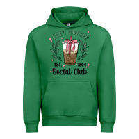 Emerald iced coffee social club Urban Hoodie - MaliasSmallBusiness