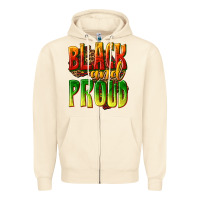 Sandshell black and proud Zipper Hoodie - texasbilliewilder