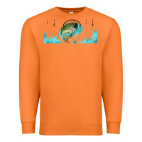 Carrot jumping bass fishing 16oz libbey cup Premium Sweatshirt - HRA Design Shop