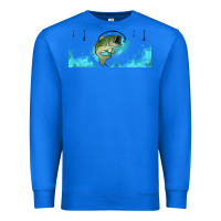 True Royal jumping bass fishing 16oz libbey cup Premium Sweatshirt - HRA Design Shop