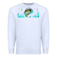 Jumping Bass Fishing 16oz Libbey Cup Premium Sweatshirt | Teevron