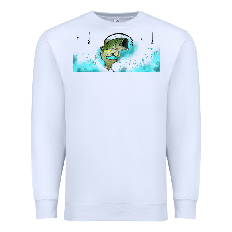 Jumping Bass Fishing 16oz Libbey Cup Premium Sweatshirt by HRA Design Shop | Teevron