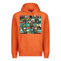 Carrot western horseshoe sunflower brown cow Premium Hoodie - BarkalooDesign