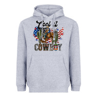 Heather Grey cool it cowboy Heavyweight Hoodie - SublimationCraftShop