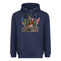 Navy cool it cowboy Heavyweight Hoodie - SublimationCraftShop