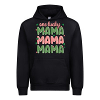 Black one lucky mama Urban Hoodie - MaliasSmallBusiness