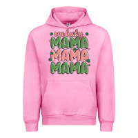 Fuchsia Pink one lucky mama Urban Hoodie - MaliasSmallBusiness