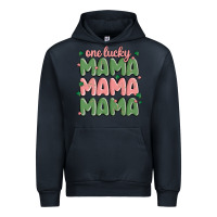 Navy one lucky mama Urban Hoodie - MaliasSmallBusiness
