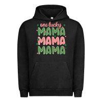 Pigment Black one lucky mama Urban Hoodie - MaliasSmallBusiness