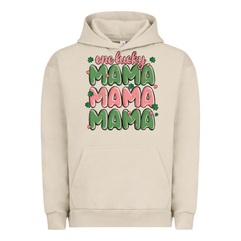 One Lucky Mama Urban Hoodie by MaliasSmallBusiness | Teevron