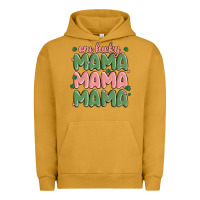 Pigment Peanut Butter one lucky mama Urban Hoodie - MaliasSmallBusiness
