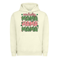 Pigment Pistachio one lucky mama Urban Hoodie - MaliasSmallBusiness