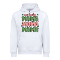White one lucky mama Urban Hoodie - MaliasSmallBusiness