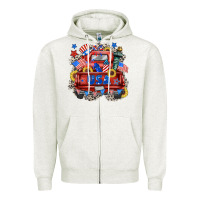 Usa Truck Zipper Hoodie | Teevron