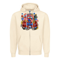 Sandshell usa truck Zipper Hoodie - Zillion Design Studio