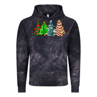 Cloud Black Christmas tree cakes and Christmas trees  ado Vintage Hoodie - AdoDesignShop