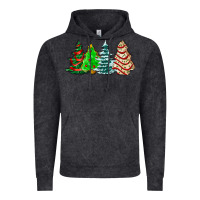 Vintage Black Christmas tree cakes and Christmas trees  ado Vintage Hoodie - AdoDesignShop