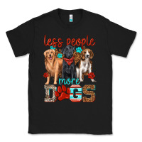 Black less people more dogs Classic Tee - texasbilliewilder