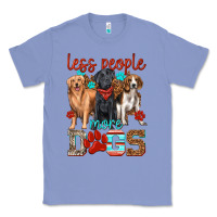 Colony Blue less people more dogs Classic Tee - texasbilliewilder