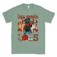 Sage less people more dogs Classic Tee - texasbilliewilder