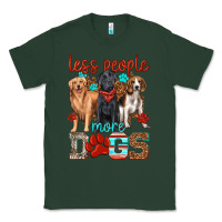 Sports Green less people more dogs Classic Tee - texasbilliewilder