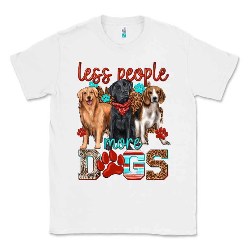 Less People More Dogs Classic Tee by texasbilliewilder | Teevron