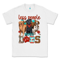 White less people more dogs Classic Tee - texasbilliewilder