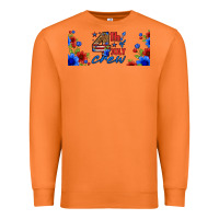 Carrot floral 4th of july crew 16oz libbey cup Premium Sweatshirt - HRA Design Shop