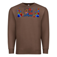 Chestnut floral 4th of july crew 16oz libbey cup Premium Sweatshirt - HRA Design Shop