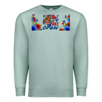 Seafoam floral 4th of july crew 16oz libbey cup Premium Sweatshirt - HRA Design Shop